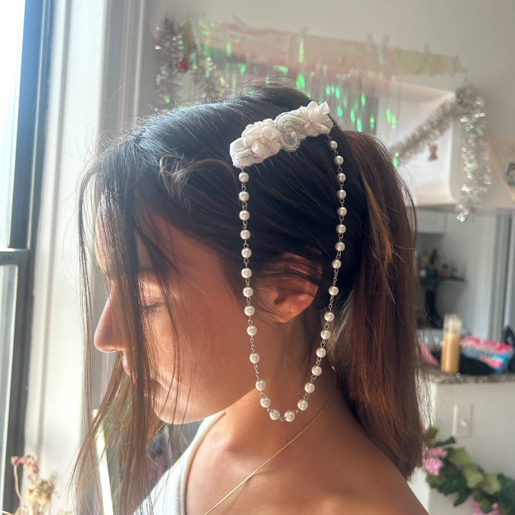 Pearl Drop Hair Comb